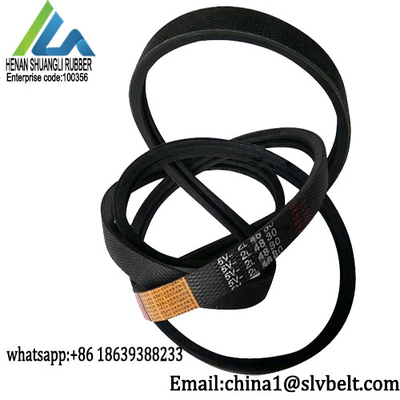 Different Types Size Transmission 5V V Belt Black Color Length 49''-532''