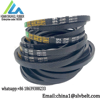 Customized Rubber Industrial Drive SPA V Belt Top Width 13mm Height 10Mm