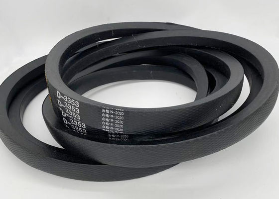 Classical Wrapped 3353mm Length NR Rubber D V Belt