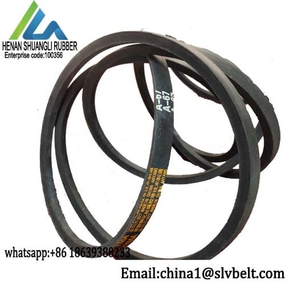 Mechanical Transmission Classical  Wrapped V-belt for general  drive Wear Resistance Trapezoid Type A Length 52''-62''