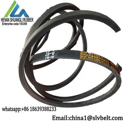 Mechanical Transmission Classical  Wrapped V-belt for general  drive Wear Resistance Trapezoid Type A Length 122''-132''