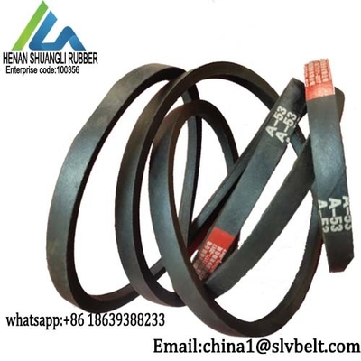 Mechanical Transmission Wrapped V Belt Wear Resistant Trapezoid Type A