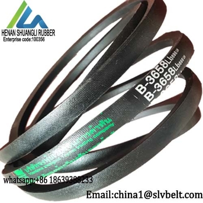 Type B Wrapped Rubber V Belts Length 306''-316'' For Drive Transmission Machine