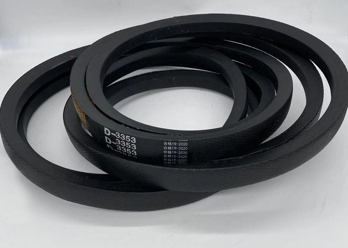 Classical Wrapped 3353mm Length NR Rubber D V Belt