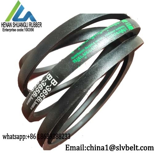 Type B Wrapped Rubber V Belts Height 11mm Abrasion Resistant For Engine