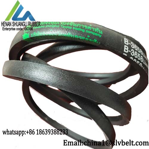 Wrapped NR SBR Rubber V Belts Type B Length 246''-256'' For HVAC Systems